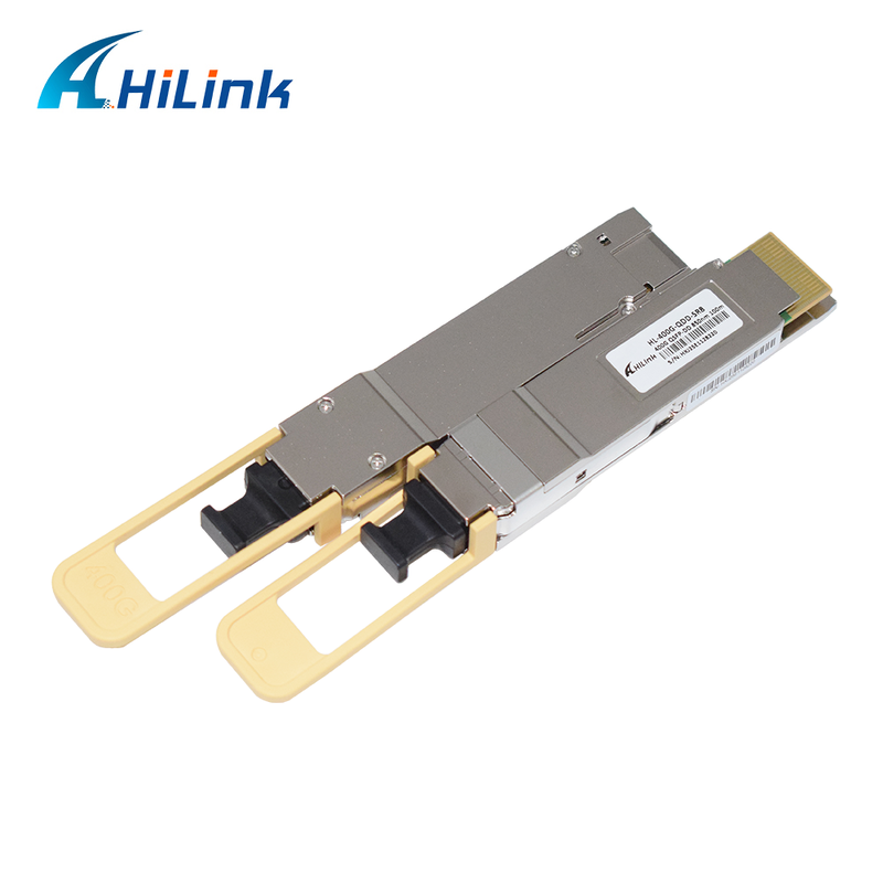 Χιλίνκ QDD-400G-SR8 QSFP-DD Πιστολήπτης 400G Δυνατότητα μεταφοράς δεδομένων 850nm μήκος κύματος MPO-16 Συνδετήρας με διαγνωστική παρακολούθηση
