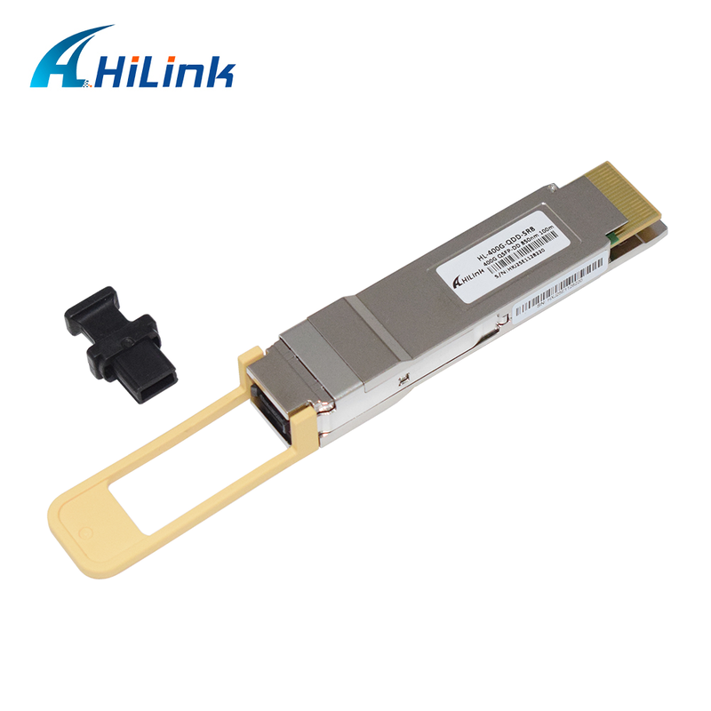 Χιλίνκ QDD-400G-SR8 QSFP-DD Πιστολήπτης 400G Δυνατότητα μεταφοράς δεδομένων 850nm μήκος κύματος MPO-16 Συνδετήρας με διαγνωστική παρακολούθηση