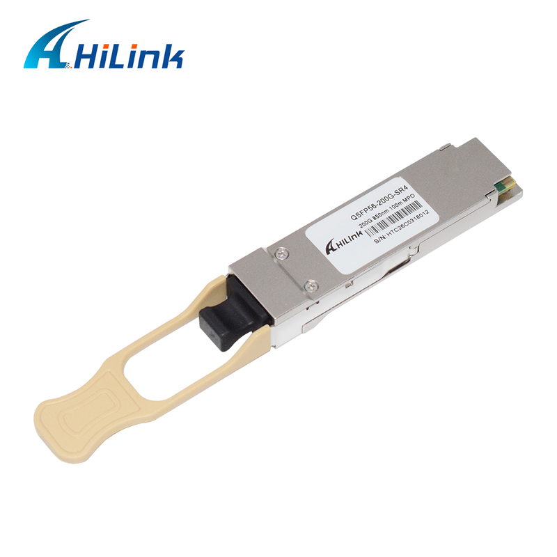 Πομποδέκτης Hilink QSFP56-200G-SR4 200G BASE-SR4 QSFP56 με 850nm πολλαπλών λειτουργιών και διαγνωστική παρακολούθηση