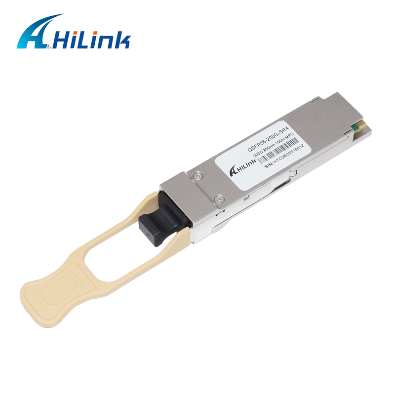Πομποδέκτης Hilink QSFP56-200G-SR4 200G BASE-SR4 QSFP56 με 850nm πολλαπλών λειτουργιών και διαγνωστική παρακολούθηση