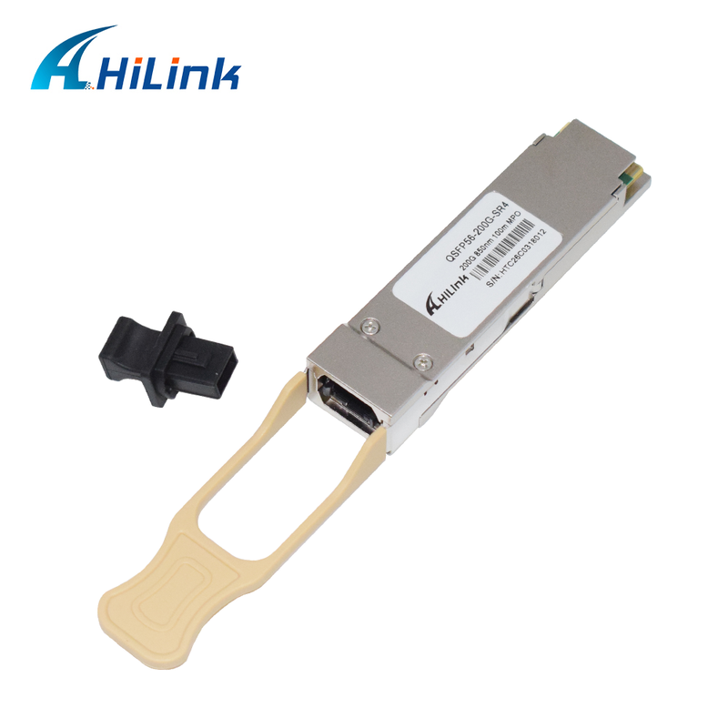 Πομποδέκτης Hilink QSFP56-200G-SR4 200G BASE-SR4 QSFP56 με 850nm πολλαπλών λειτουργιών και διαγνωστική παρακολούθηση