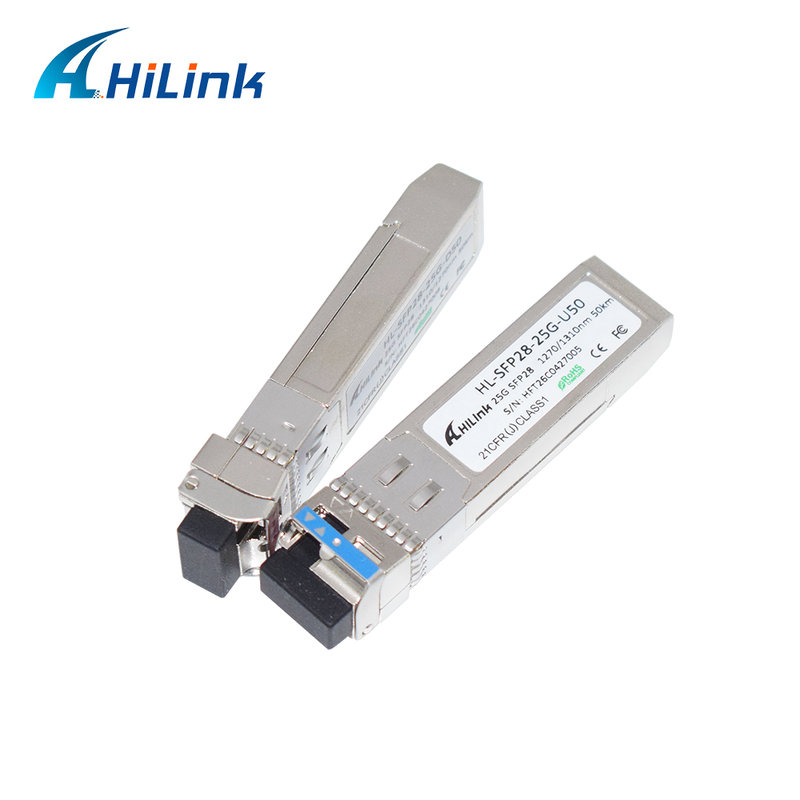 25Gb/s 50Km SFP28 BIDI Transceivers APD+PIN LC Connector SFP28 Οπτική μονάδα DOM