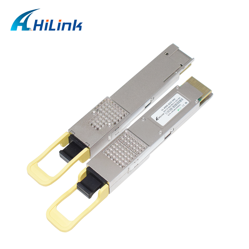 Hilink Compatible 400G QSFP-DD SR4 Optical Module with MPO-12 Connector for 100m Transmission