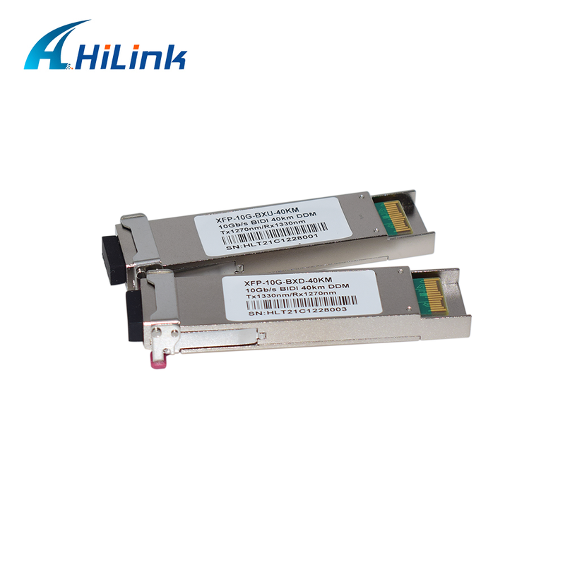 10Gb/s XFP Διοικητικός δέκτης με εμβέλεια 40km και λειτουργία DDM για μεταφορά δεδομένων υψηλής ταχύτητας