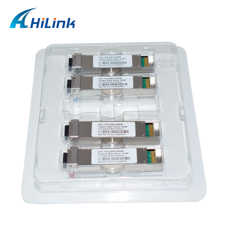 10Gb/s XFP Διοικητικός δέκτης με εμβέλεια 40km και λειτουργία DDM για μεταφορά δεδομένων υψηλής ταχύτητας