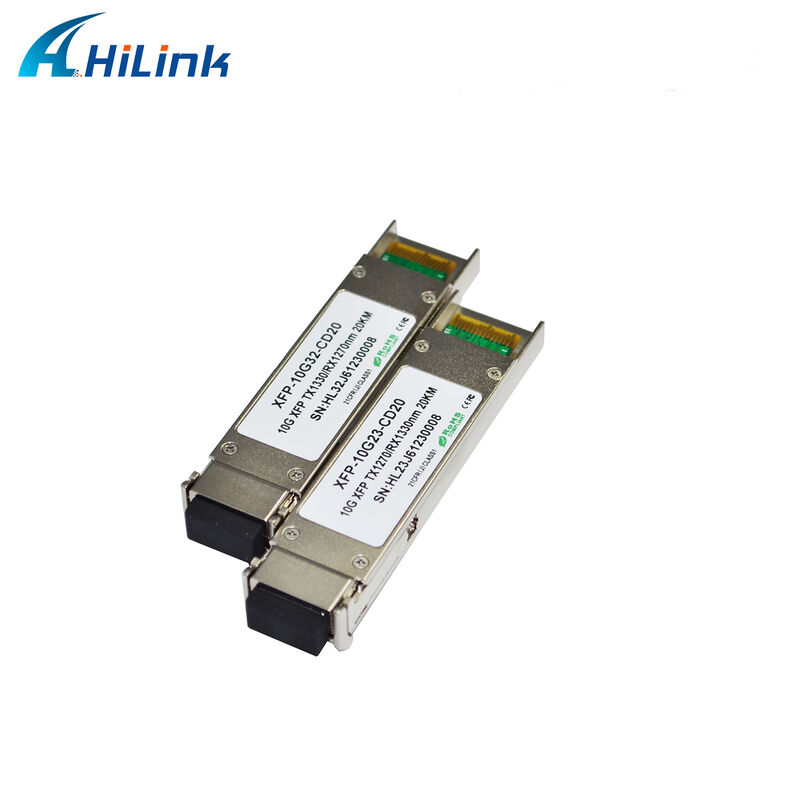 10Gb/s XFP Διοικητικός δέκτης με εμβέλεια 20 km και λειτουργία DDM για εφαρμογές Ethernet 10G