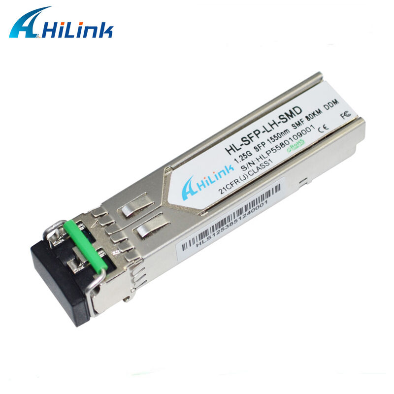Χιλίνκ 1.25Gb/s Οπτικός δέκτης SFP 1550nm 80km Hot Pluggable GBIC RoHS Compliant