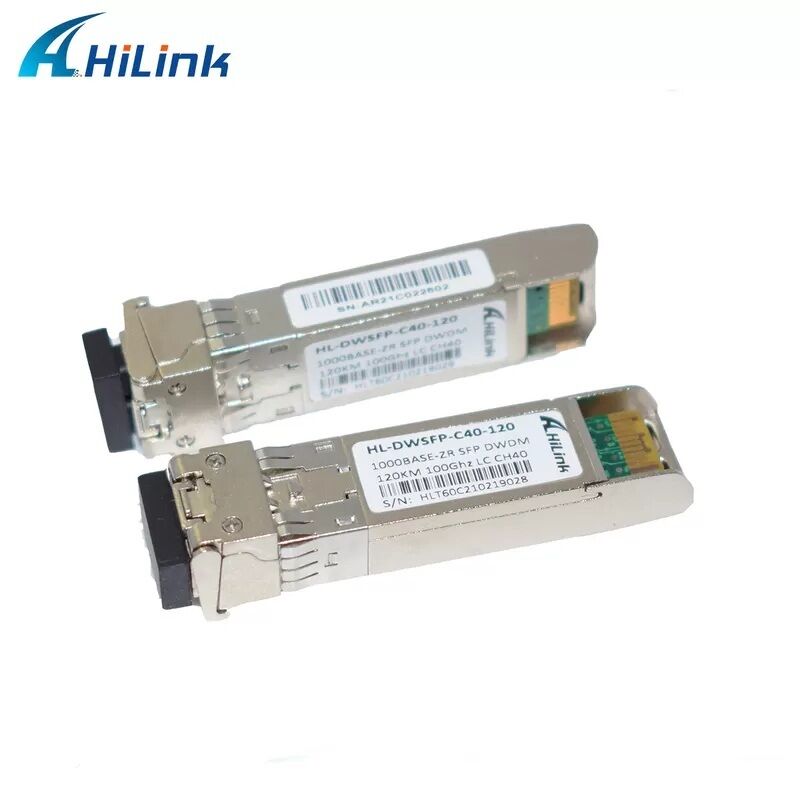 Χιλίνκ συμβατός 1.25G DWDM SFP οπτικός δέκτης με διπλό σύνδεσμο LC για απόσταση 40km/80km/120km/160km