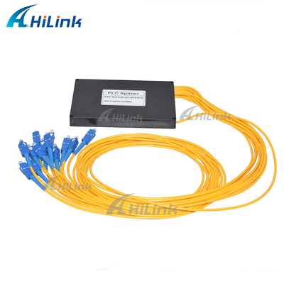 1X12 ενιαίο τρόπου πλαίσιο 3mm ABS θραυστών PLC οπτικό συνδετήρες καλωδίων SC/UPC