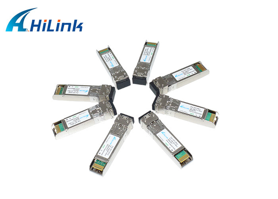 Διπλή LC βάση SFP+ DWDM 80KM 100GHZ CH17-CH61 ενότητας 10G συνδετήρων οπτική