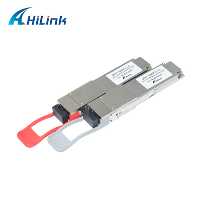 LC μονοκατευθυντικός πομποδέκτης 1280/1310nm 4WDM 20KM ενιαίος ενιαίος τρόπος DDM BiDi QSFP28 ινών