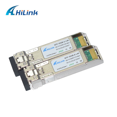 10G WDM SFP+ STM-64 Oc-192 οπτική ενότητα 40KM BIDI 1270nm/1330nm