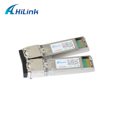 10Gb/s 100KM ενιαία DOM συνδετήρων ενότητας LC πομποδεκτών 1490/1550nm BiDi SFP+