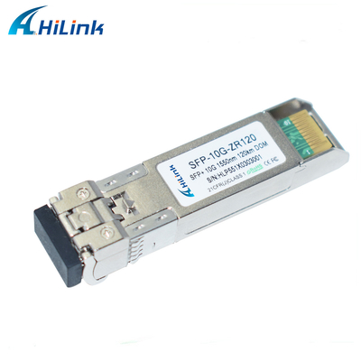ZR SFP+ 10G 120KM ενότητα DOM ενότητας SMF STM-64 120KM 1550nm πομποδεκτών