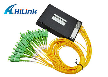 1260nm - ενότητα 1610nm CWDM Mux Demux, Sc/APC φίλτρων 16 καναλιών CWDM