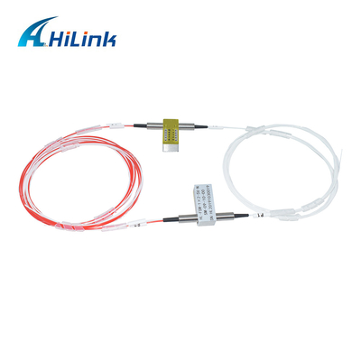 μηχανικός οπτικός διακόπτης SM 1310nm 1550nm 900um 0.5M 1x2 FSW μη που κλείνει με το μάνταλο χωρίς συνδετήρα