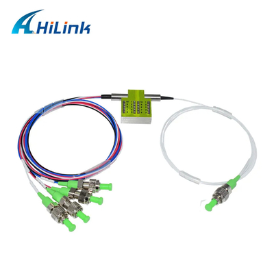 Οπτικός διακόπτης SM 1260 ~ 1620nm 900um FSW 1x4 μη το συνδετήρα που κλείνει FC με το μάνταλο/APC