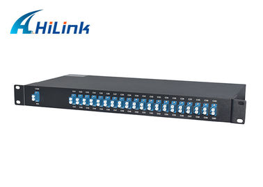 ενιαία ίνα 0.7m ενότητας MUX DEMUX 40CH AAWG DWDM συνδετήρας μήκους C21-C60 LC/UPC