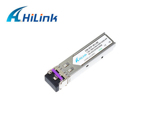 Ενότητα 1.25g 1270-1610nm RoHS οπτικών ινών SFP Ethernet ενότητας CWDM SFP υποχωρητικό