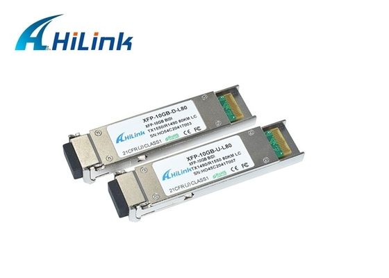 πομποδέκτης LC TX1490nm ινών ενοτήτων SFP 80km BIDI XFP 10G