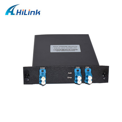 100GHz FTTX 1310nm 2CH οπτικό Mux Demux OADM DWDM προσθέτουν την ενότητα πτώσης