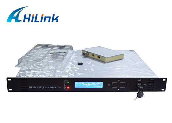 Ζώνη ενισχυτών 1U 19» 1550nm EDFA Γ ινών DWDM συμπληρωματικά οπτικά