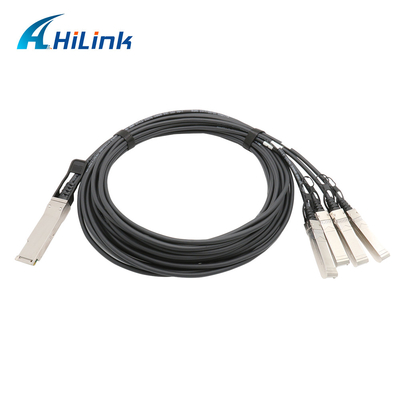 Παθητικό χάλκινο καλώδιο 56Gbps PAM4 1M 2M 3M QSFP56 της FCC DAC σε 4X50G SFP56
