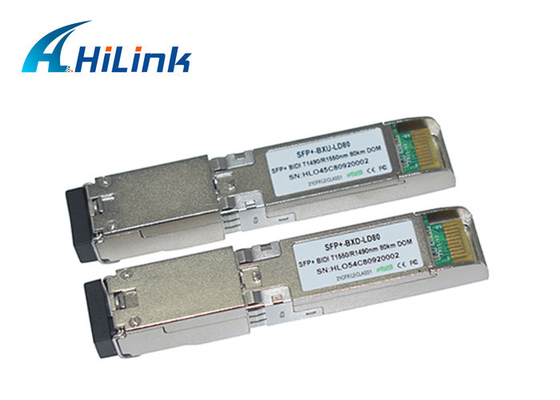 WDM 1550nm SFP+ ενιαία ίνα XFP LC ενότητας 1.5W DDM 10G πομποδεκτών