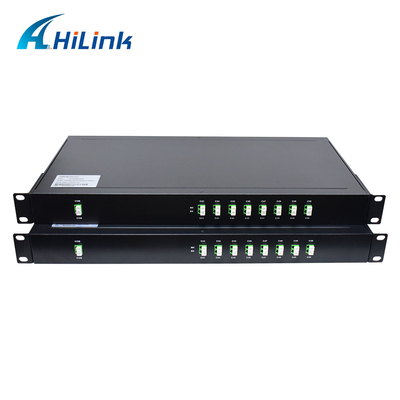 χαμηλό PDL 19 2x8ch DWDM Mux Demux τοποθετημένο LC ενότητας ράφι APC ίντσας 1U