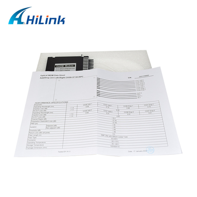 Ενότητα ινών ανατολής και δύσης 2CH DWDM OADM με APC Sc το συνδετήρα